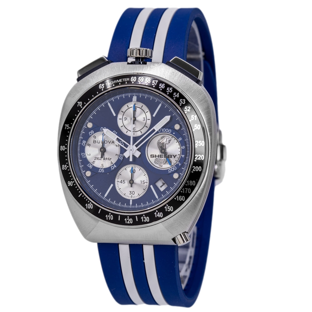 Bulova Men's 98B452 Racer 43mm Shelby 150th Ann. Limited Ed.