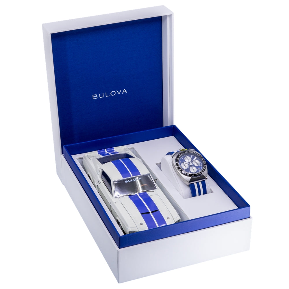 Bulova Men's 98B452 Racer 43mm Shelby 150th Ann. Limited Ed.