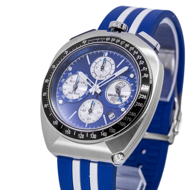 Bulova Men's 98B452 Racer 43mm Shelby 150th Ann. Limited Ed.