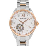 Bulova Herrenuhr 98P170 MOP Zifferblatt Diamanten