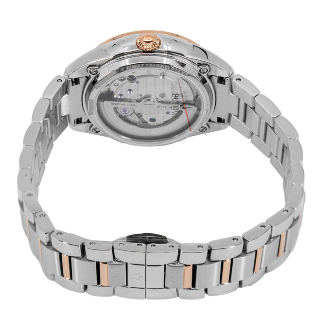 Bulova Herrenuhr 98P170 MOP Zifferblatt Diamanten