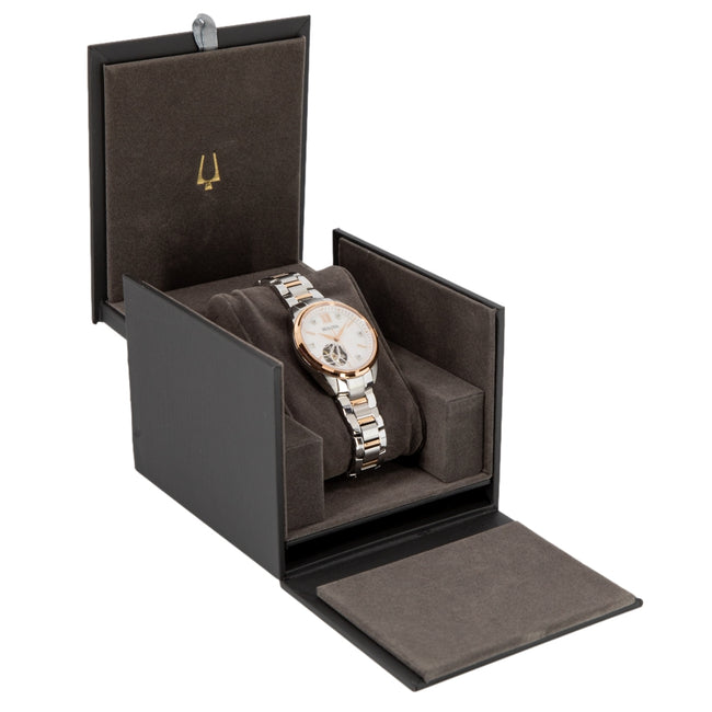 Bulova Herrenuhr 98P170 MOP Zifferblatt Diamanten