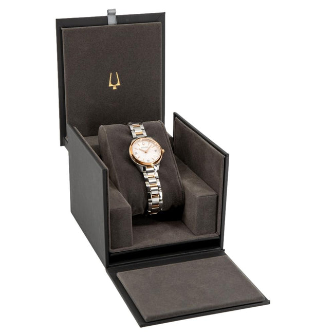 Bulova Ladies 98P200 Sutton Silver Dial Diamonds Watch