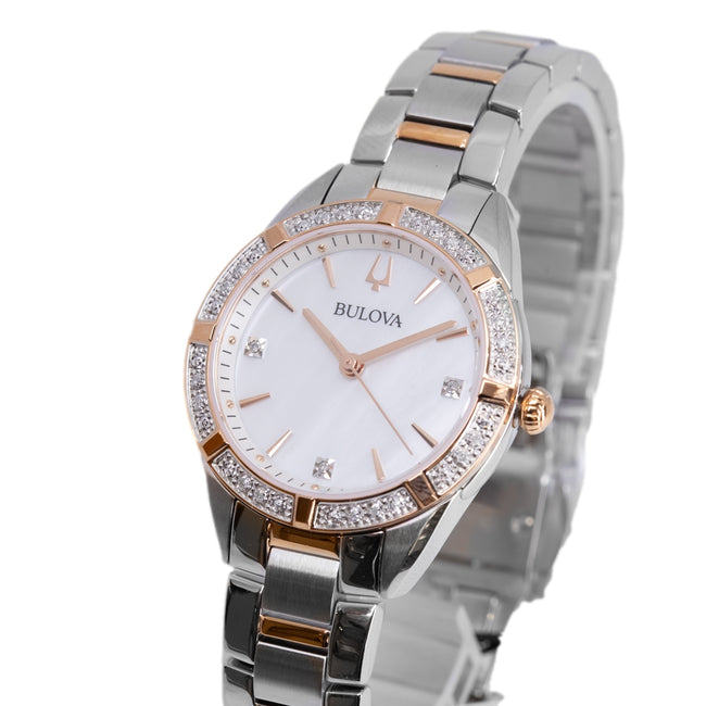 Bulova Women's 98R281 Sutton Lady Diamonds 32mm Quartz