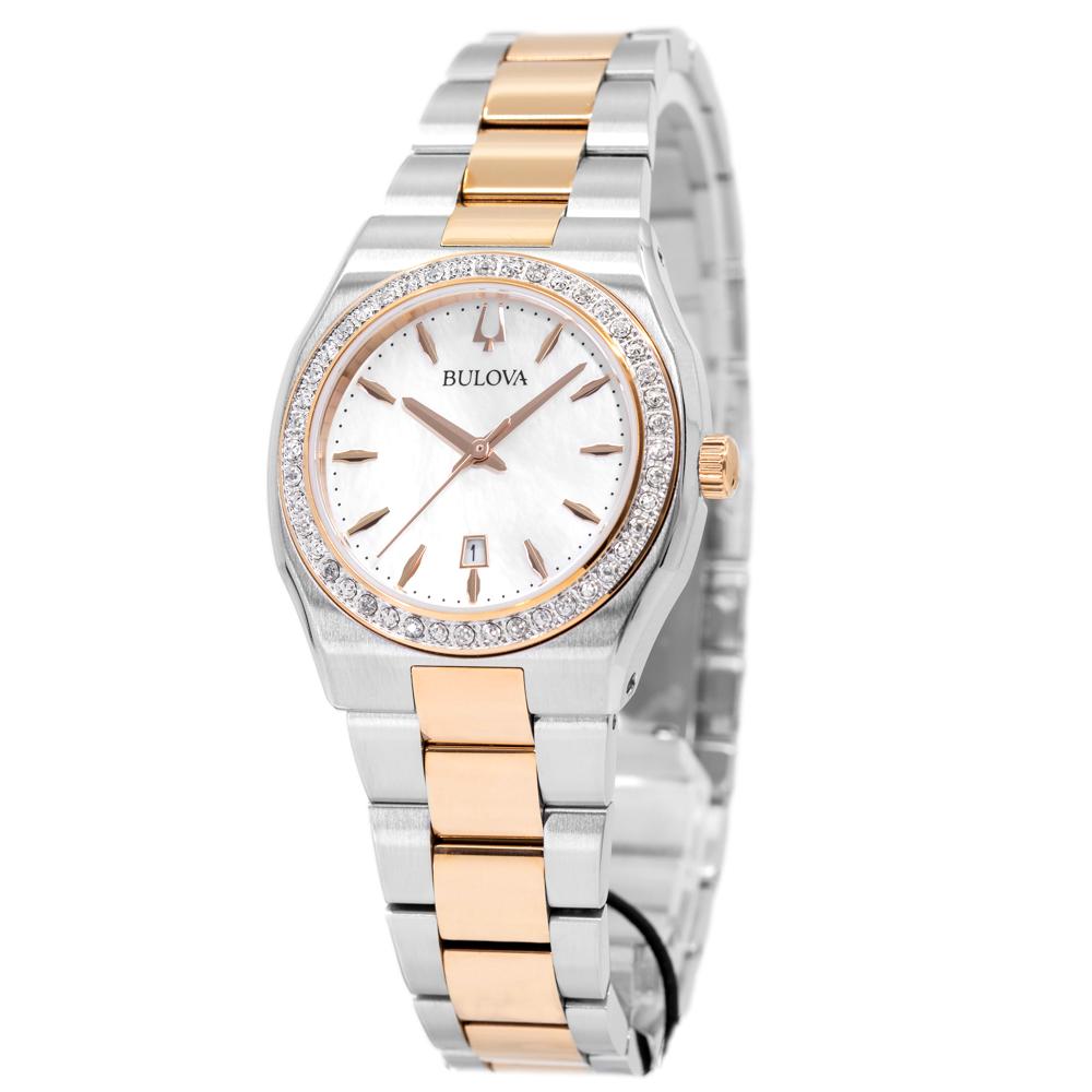 Bulova Ladies 98R283 Surveyor Mop Dial Diamonds Watch