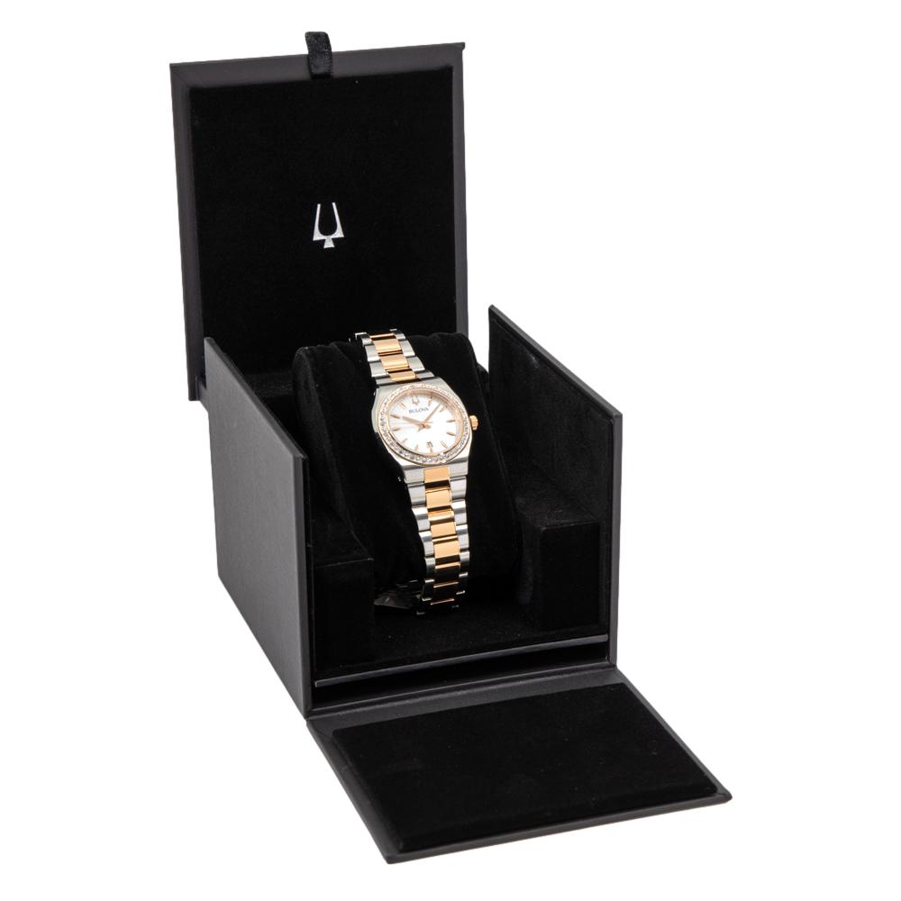 Bulova Ladies 98R283 Surveyor Mop Dial Diamonds Watch