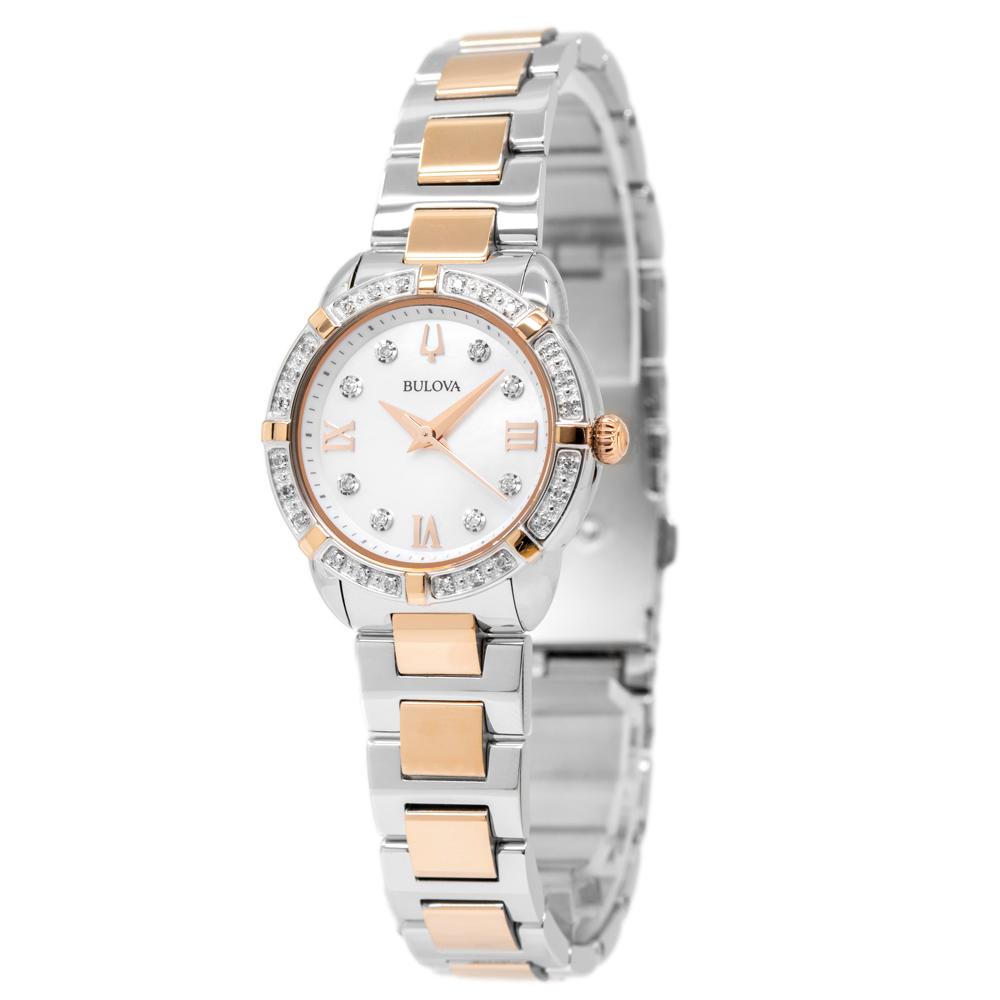 Bulova Ladies 98R291 Classic Two-Tones Diamonds Quartz