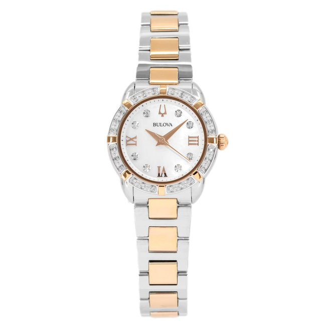 Bulova Ladies 98R291 Classic Two-Tones Diamonds Quartz