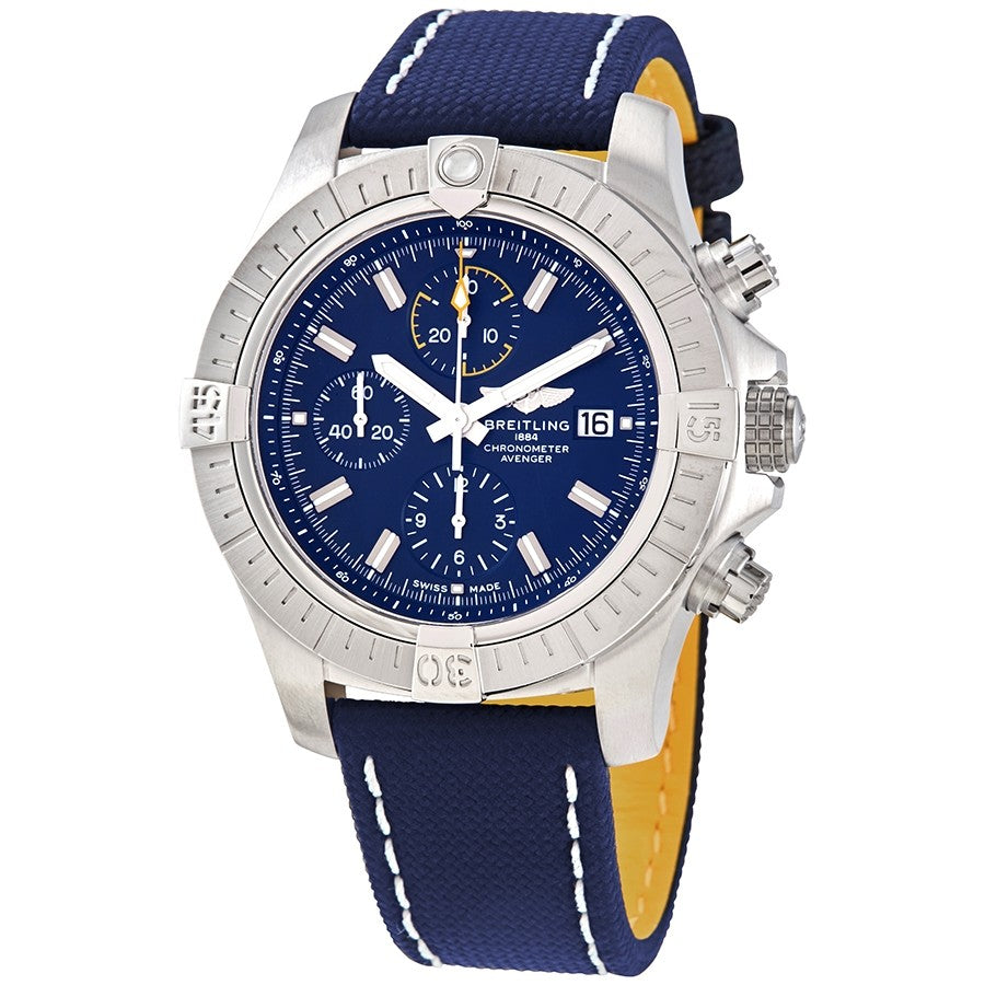 A13317101C1X1-Breitling Men's A13317101C1X1 Avenger Chrono Blue Dial Watch