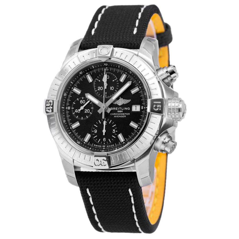 Breitling A13385101B1X1 Avenger Chrono schwarzes Zifferblatt Uhr