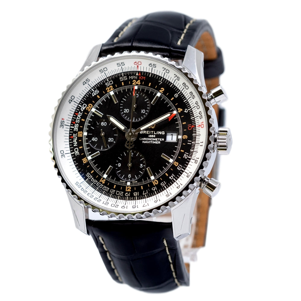 Breitling A24322121B2P1 Navitimer schwarzes Zifferblatt Uhr