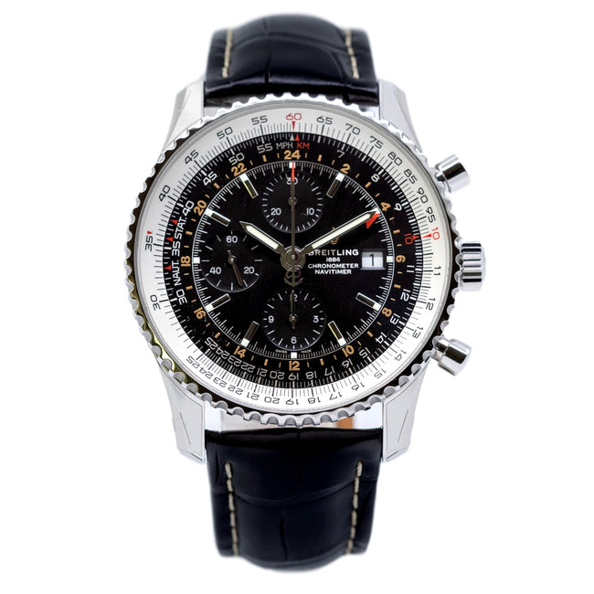 Breitling A24322121B2P1 Navitimer schwarzes Zifferblatt Uhr