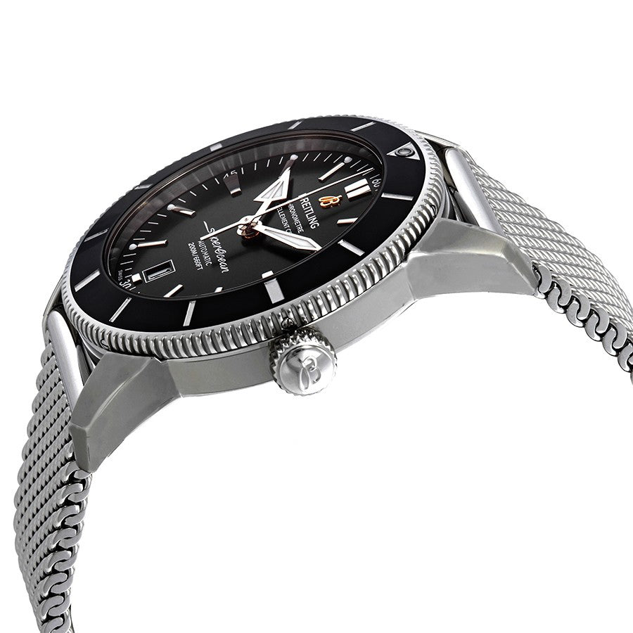 Breitling AB2020121B1A1 Superocean Heritage Schwarzes Zifferblatt Uhr