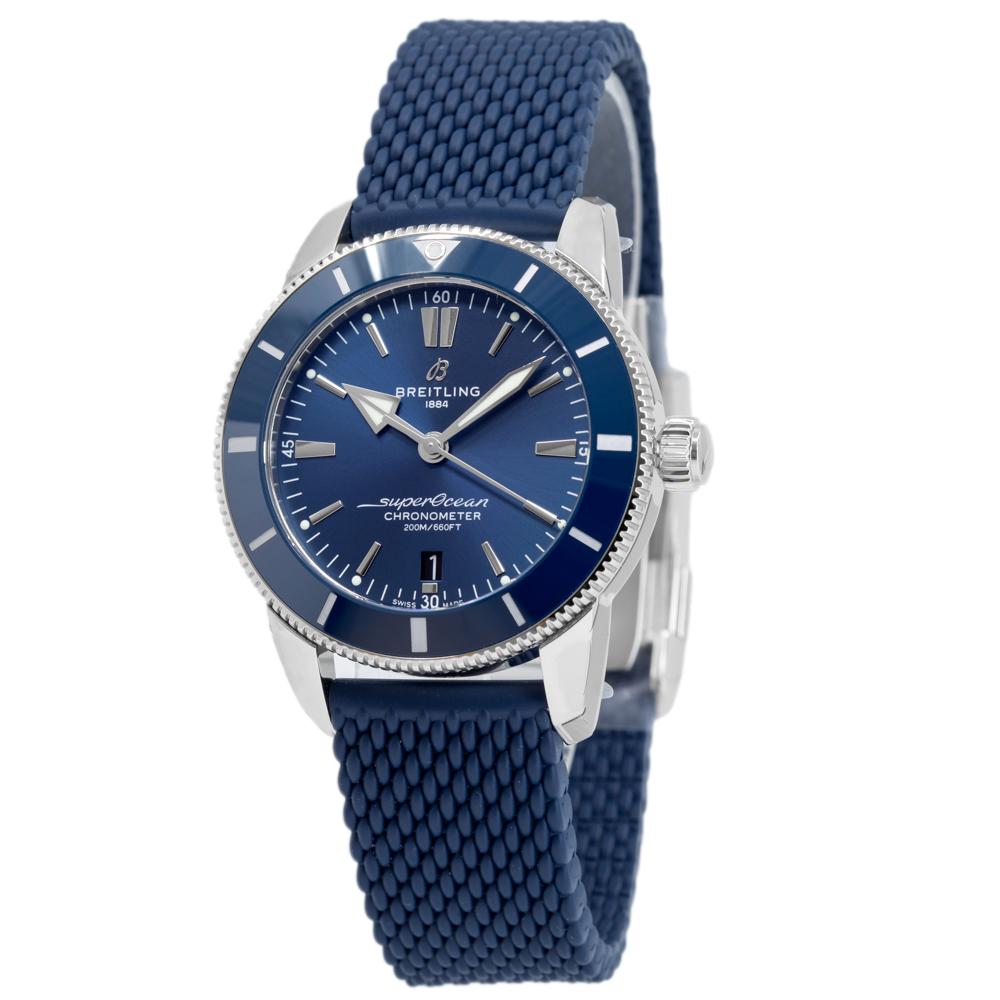 Breitling Men's AB2030161C1S1 Superocean Heritage II Blue