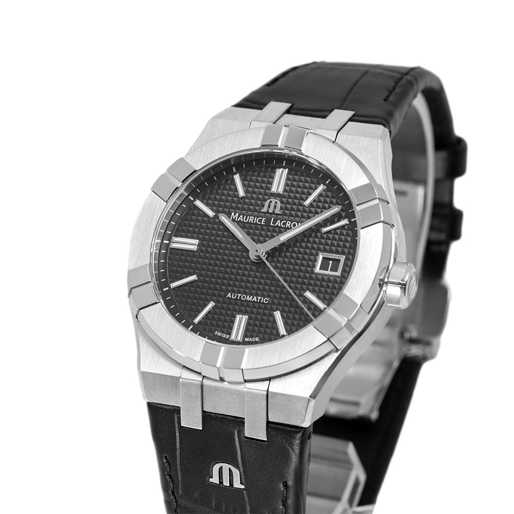 Maurice Lacroix AI6007-SS001-330-1 Aikon Schwarzes Zifferblatt 39mm