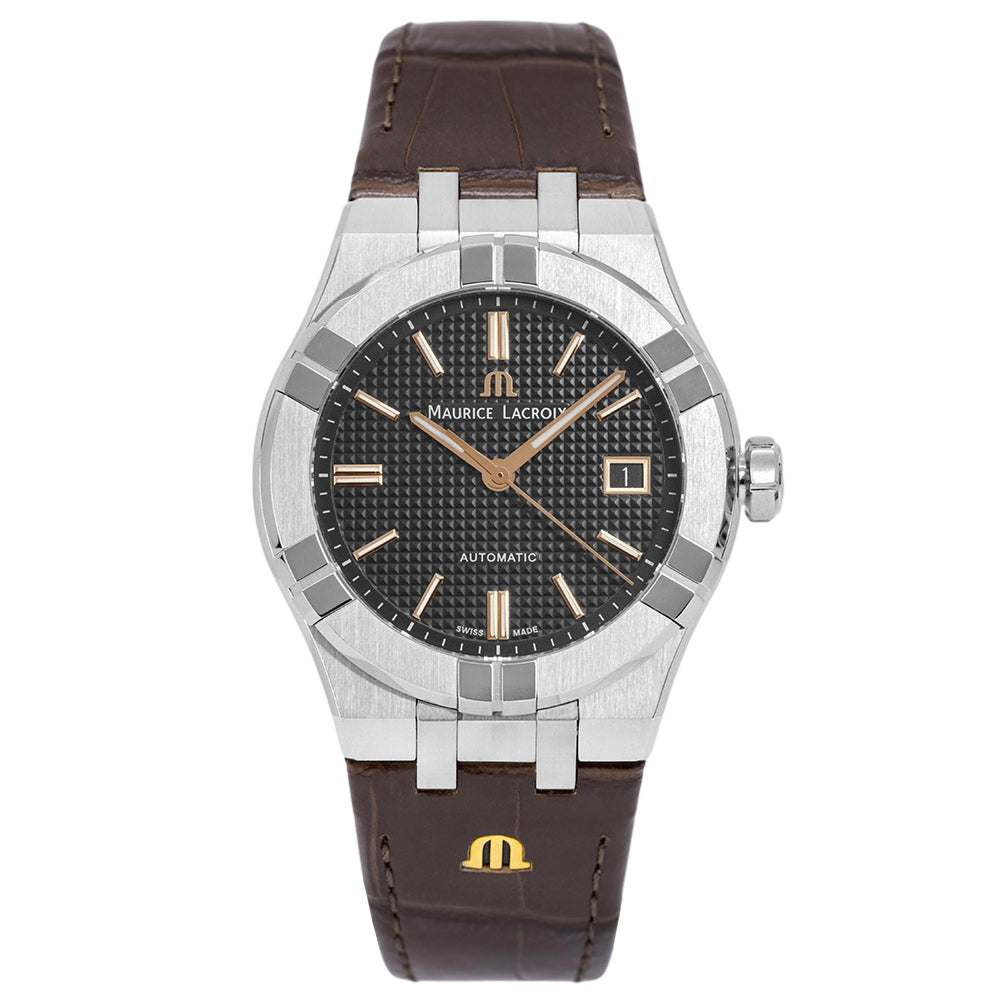 MauriceLacroix AI6007-SS001-331-1 Aikon Grau Zifferblatt 39mm Uhr