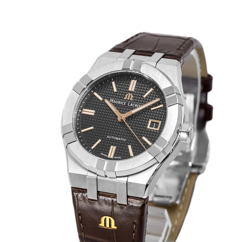 MauriceLacroix AI6007-SS001-331-1 Aikon Grau Zifferblatt 39mm Uhr