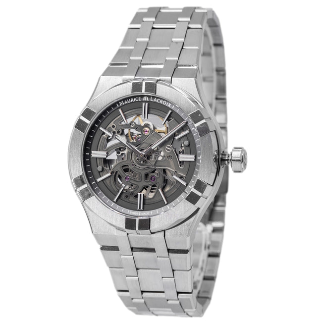 Maurice Lacroix AI6008-SS002-030-1 Aikon Skeleton 42mm Auto