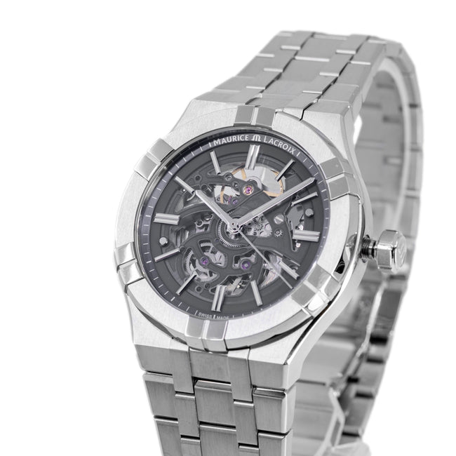 Maurice Lacroix AI6008-SS002-030-1 Aikon Skeleton 42mm Auto