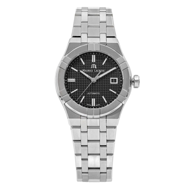 Maurice Lacroix AI6008-SS002-330-1 Aikon Schwarzes Zifferblatt Uhr