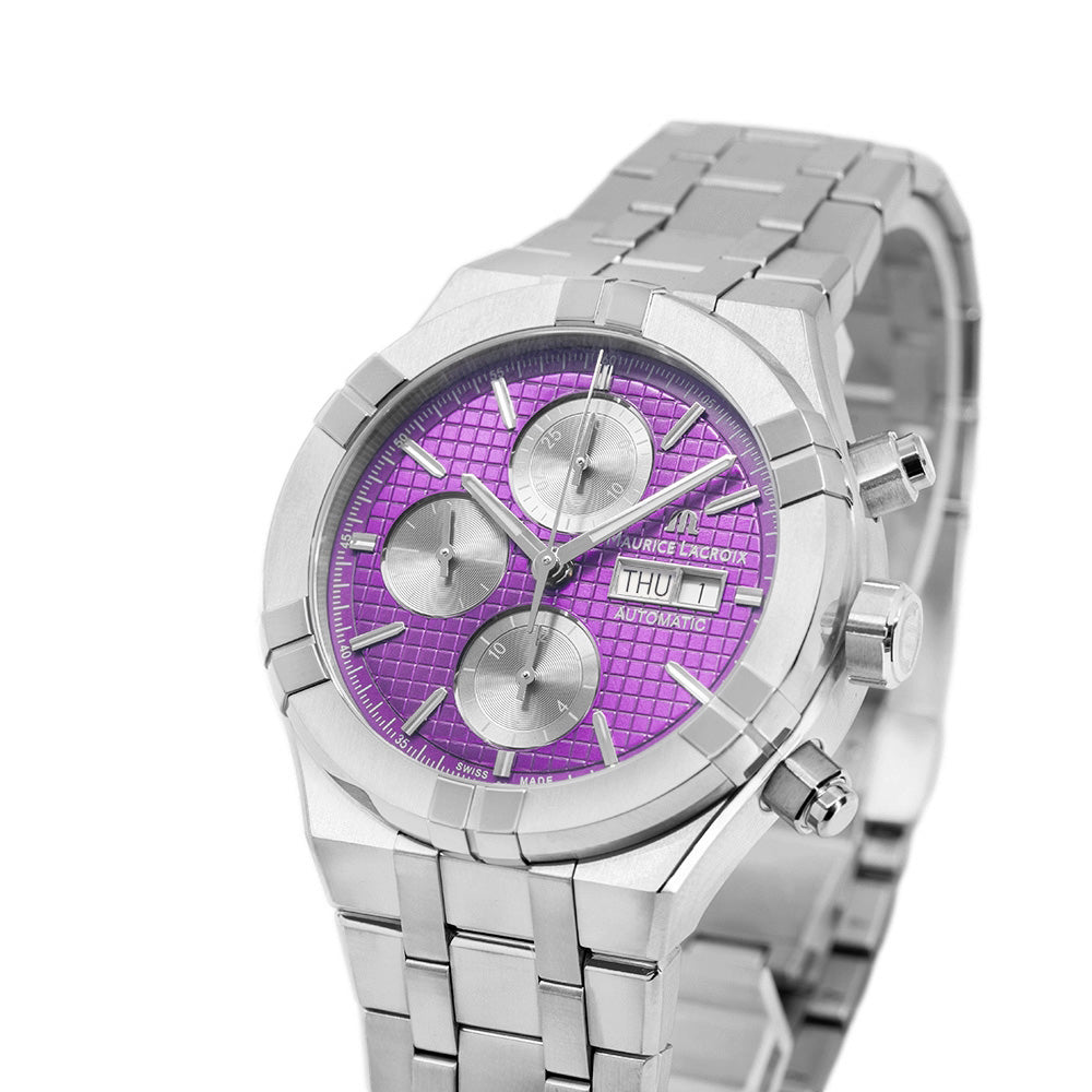 Maurice Lacroix AI6038-TT032-430-1 Aikon Titanium Chrono