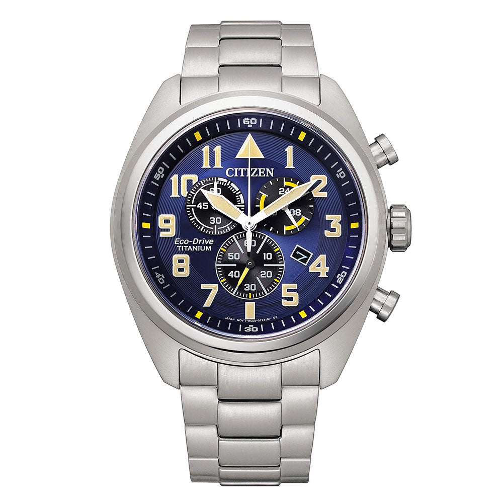Citizen Men's AT2480-81L Crono Super Titanio 2480 Eco Drive