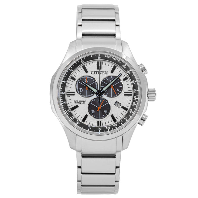 Citizen Men's AT2530-85A Crono Super Titanio 2530 Eco-Drive