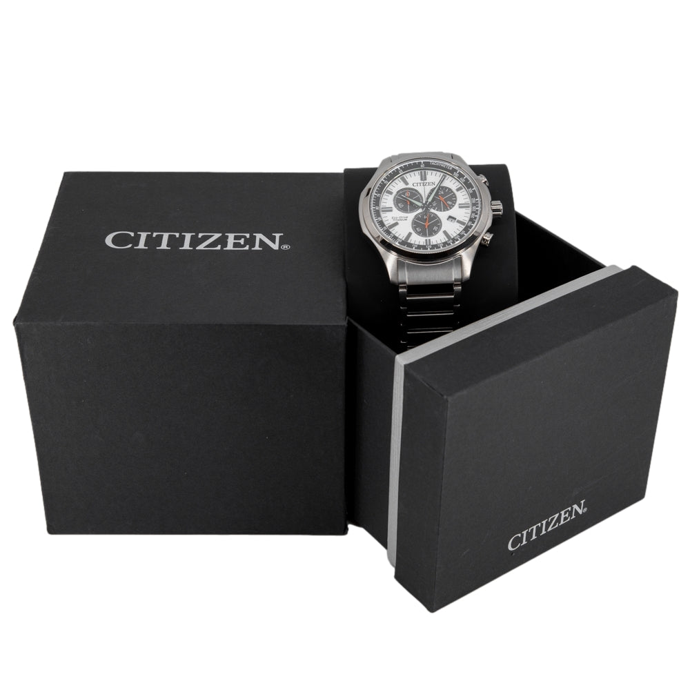 Citizen Men's AT2530-85A Crono Super Titanio 2530 Eco-Drive