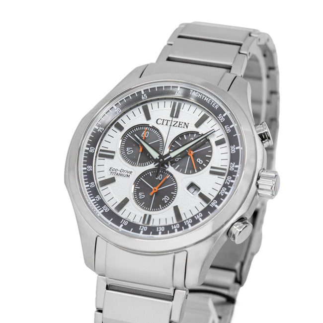 Citizen Men's AT2530-85A Crono Super Titanio 2530 Eco-Drive