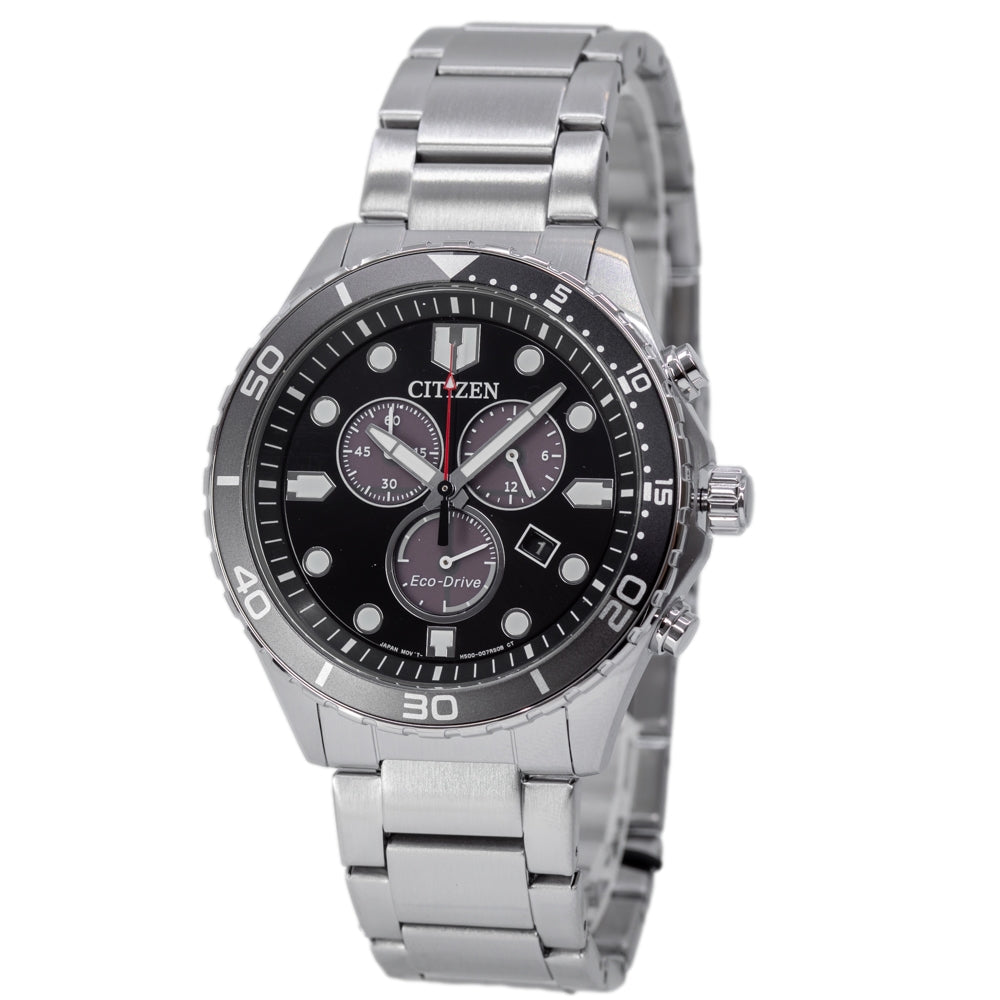 Citizen Men's AT2568-82E Sport Crono 43mm Eco-Drive