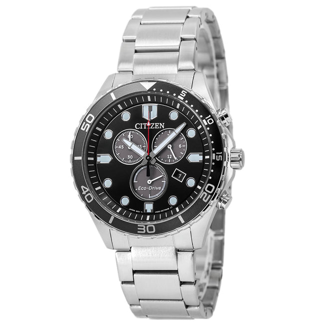 Citizen Men's AT2568-82E Sport Crono 43mm Eco-Drive