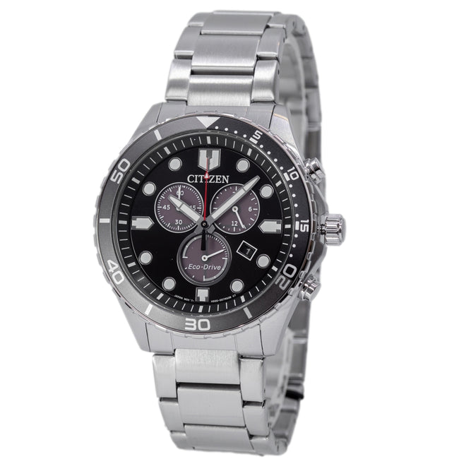 Citizen Men's AT2568-82E Sport Crono 43mm Eco-Drive