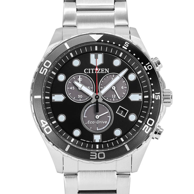Citizen Men's AT2568-82E Sport Crono 43mm Eco-Drive