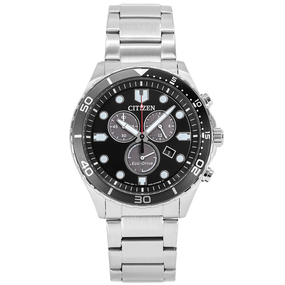 Citizen Men's AT2568-82E Sport Crono 43mm Eco-Drive