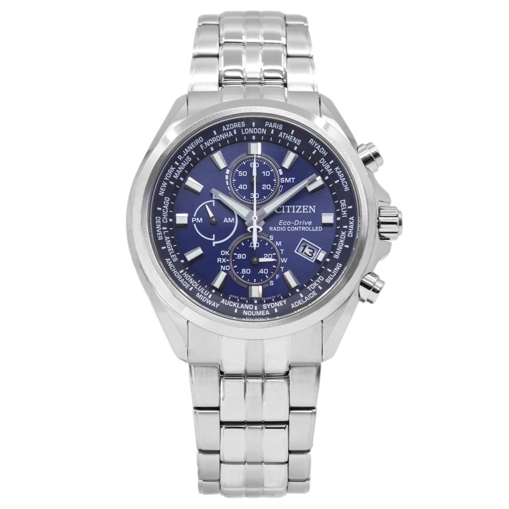 Citizen Herrenuhr AT8200-87L Chrono Sport Blaues Zifferblatt