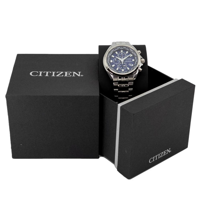 Citizen Men's AT8200-87L Chrono Sport Blue Dial Watch