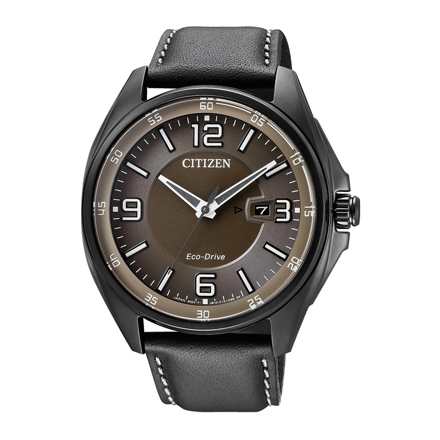 Citizen Herrenuhr AW1515-18H Eco-Drive Braunes Zifferblatt