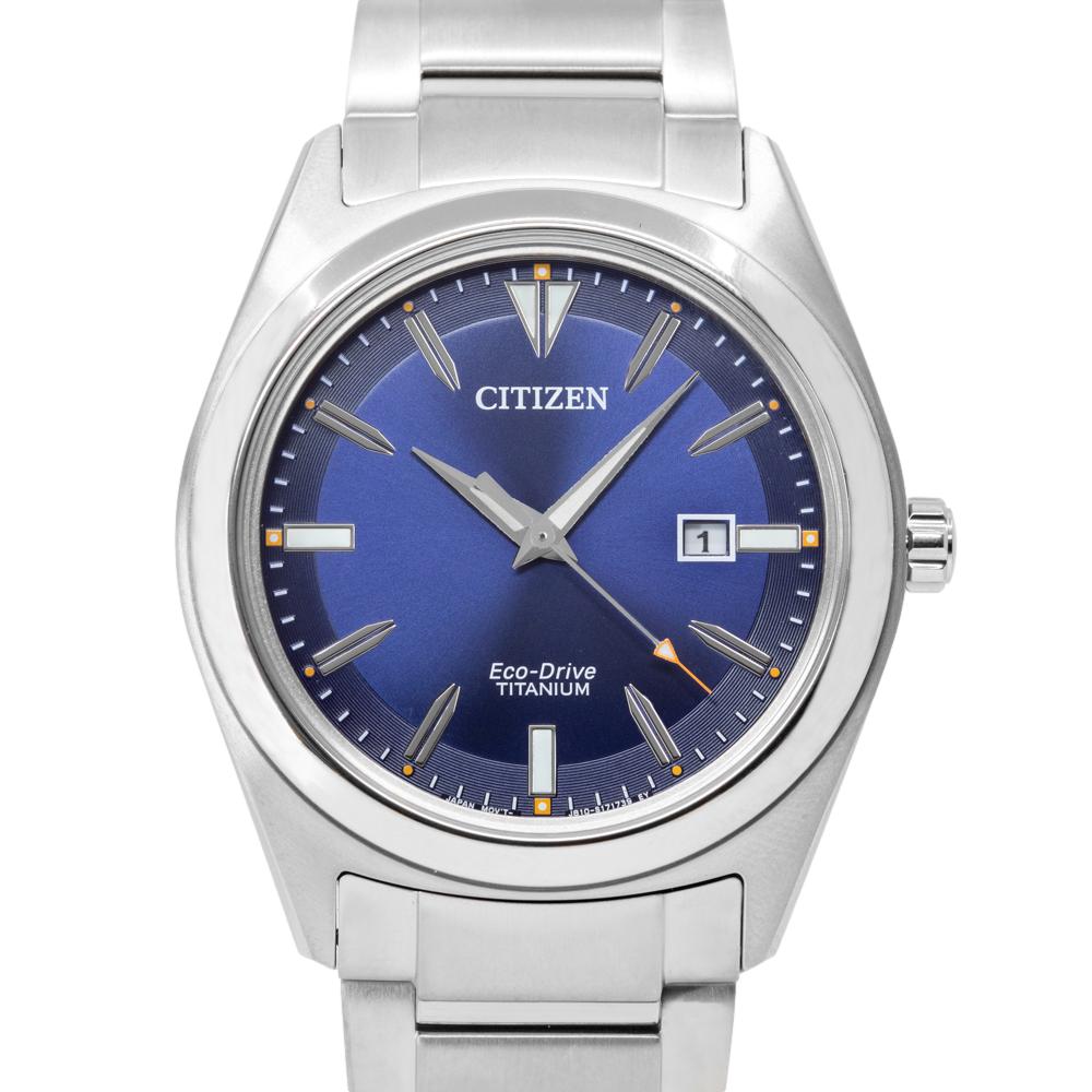 Citizen Men's AW1640-83L Super Titanium Blue Dial Watch