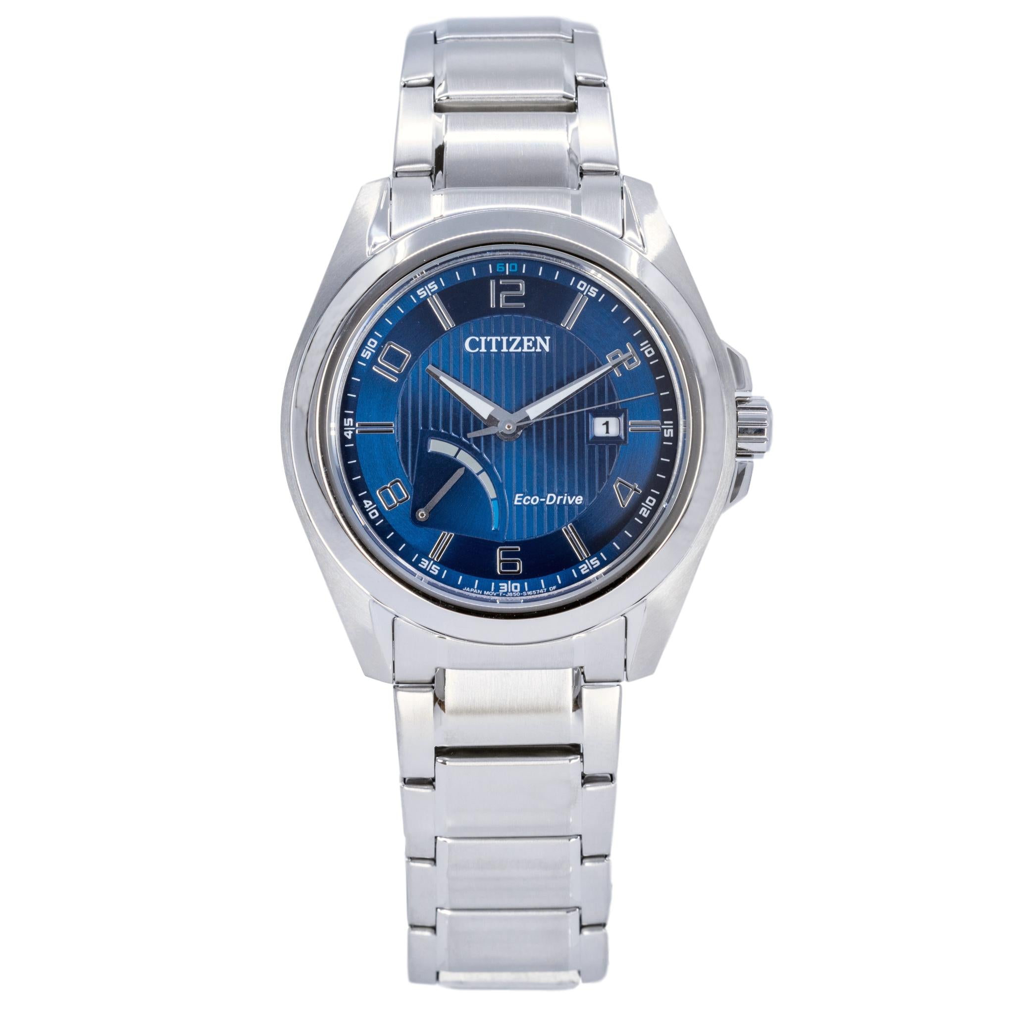 Citizen Men's AW7050-84L Eco-Drive Blue Dial Watch