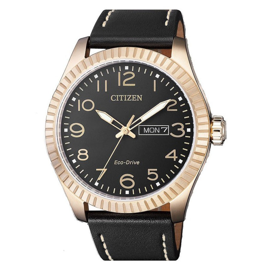 Citizen BM8533-13E Eco-Drive Herrenuhr mit schwarzem Zifferblatt