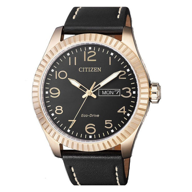 Citizen BM8533-13E Eco-Drive Herrenuhr mit schwarzem Zifferblatt