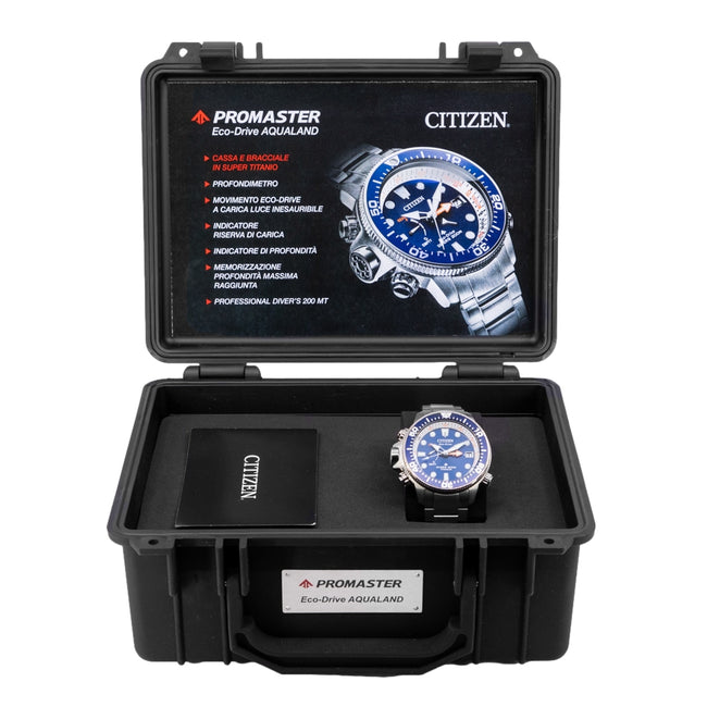 Citizen Men's BN2041-81L Aqualand Eco-Drive Super Titanium