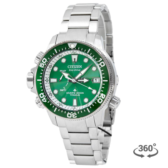 Citizen Men's BN2040-84X Aqualand Super Titanium Eco-Drive