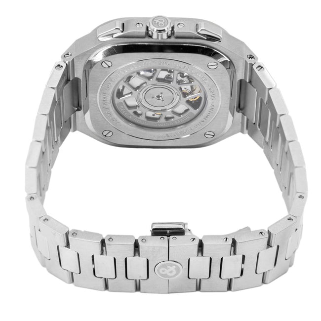 Bell&Ross Men's BR05C-BU-ST/SST BR 05 Chrono Blue Dial Watch