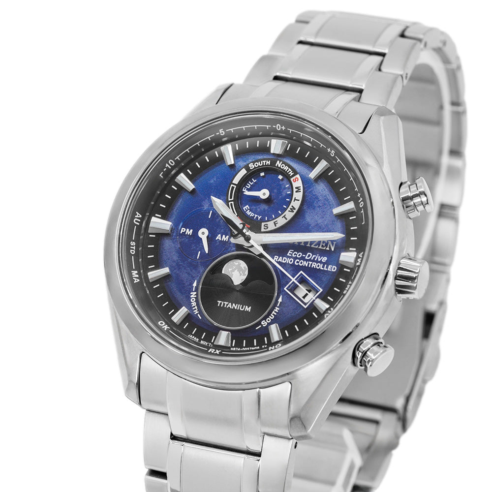 Citizen BY1010-81L Radio-controlled Moon Phase Eco-Drive