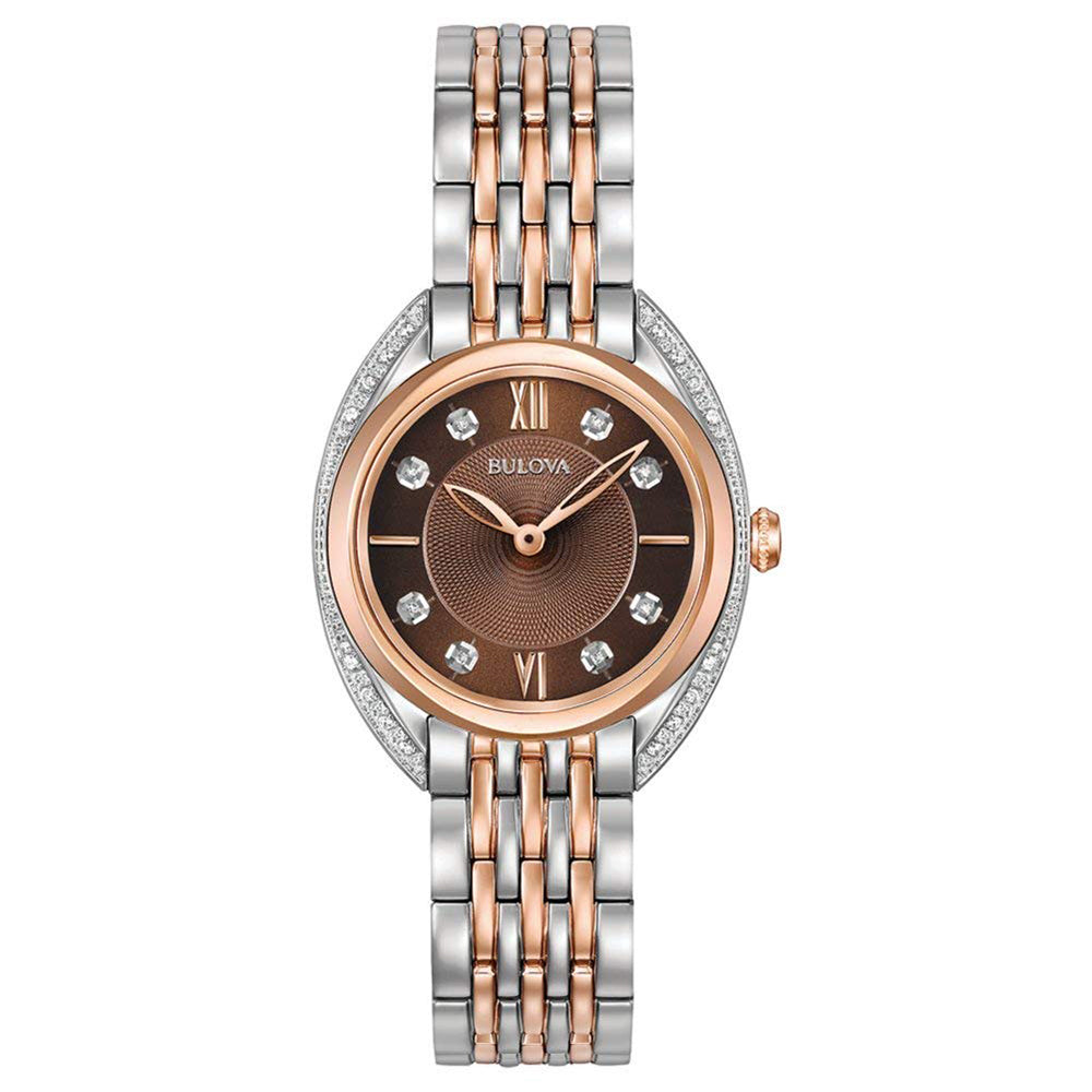 Bulova Ladies 98R230 Curv Diamonds Quartz