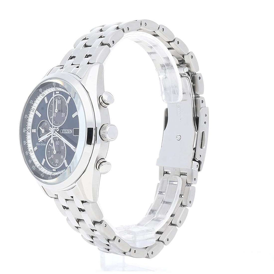 Citizen Herrenuhr CA0451-89L Eco-Drive Chrono mit blauem Zifferblatt