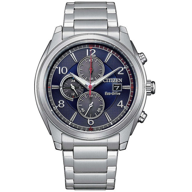 Citizen Men's CA0671-82L Eco-Drive Chrono Blue Dial