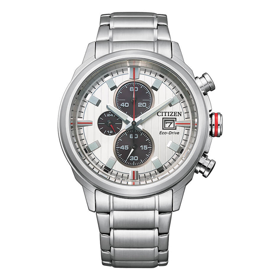Citizen Men's CA0738-83A Crono Sport White Dial Watch