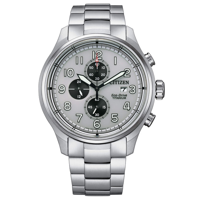 Citizen Men's CA0810-88A Crono Super Titanio Eco-Drive